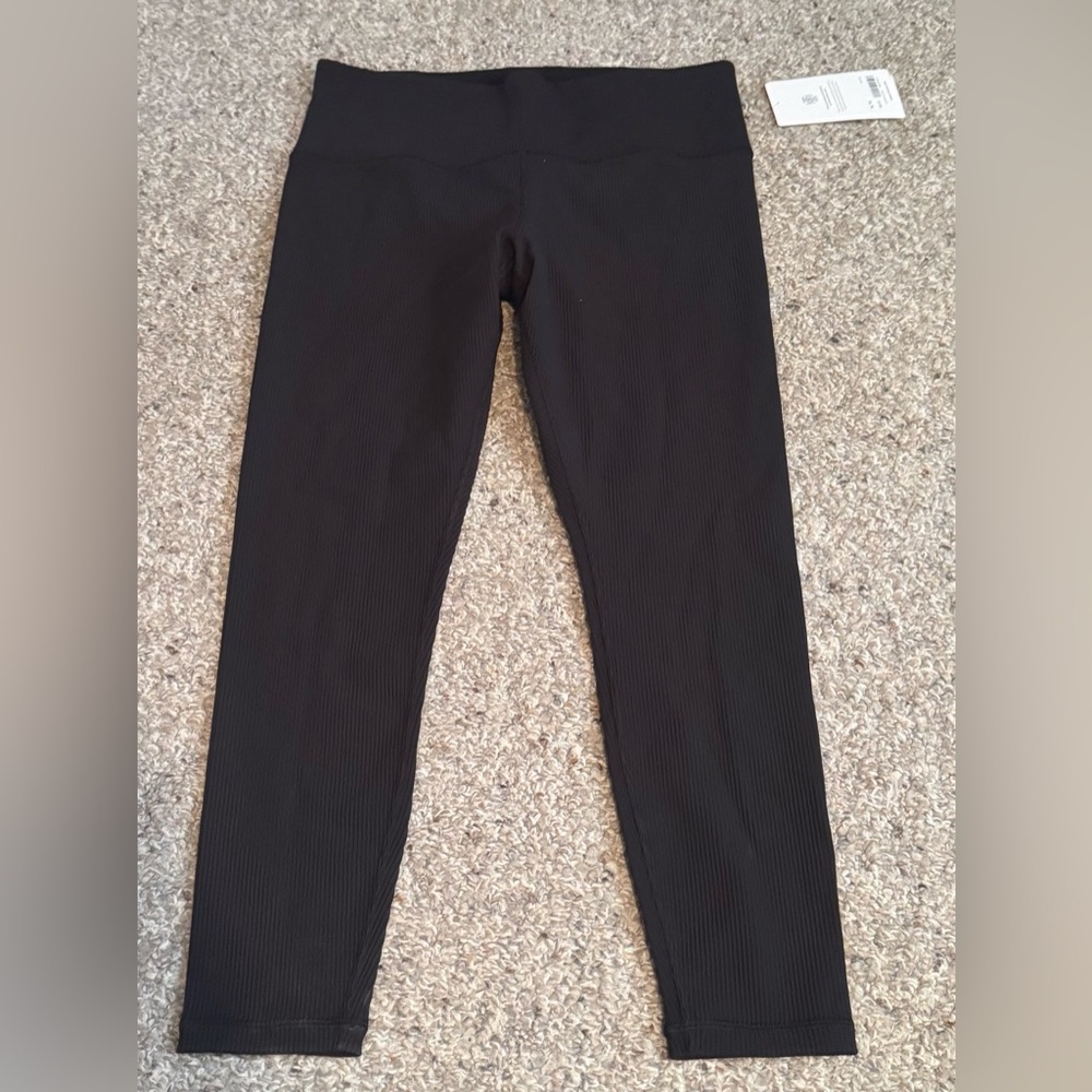 Black Athleta Elation Rib Tight